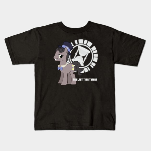 The Last Time Turner - (The 11th Doctor Whooves) Kids T-Shirt by Brony Designs